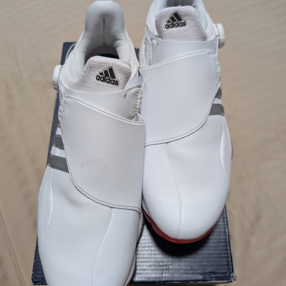 Adidas Men's White Golf Shoes - Picture 3 of 8